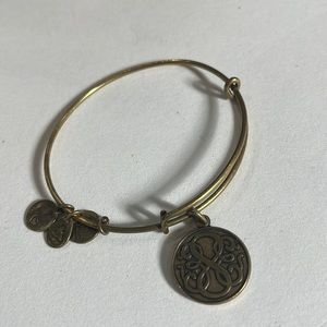 Alex and ani gold tone 2016 bracelet